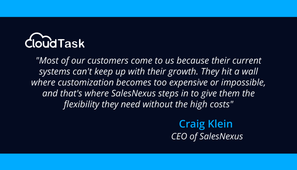 Sales CRM For SMBs Sales Teams | SalesNexus Demo 4 Craig Klein, CEO of SalesNexus