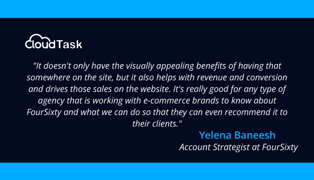 Social Commerce Software For DTC Brands | FourSixty 4 Yelena Baneesh, Account Strategist at FourSixty