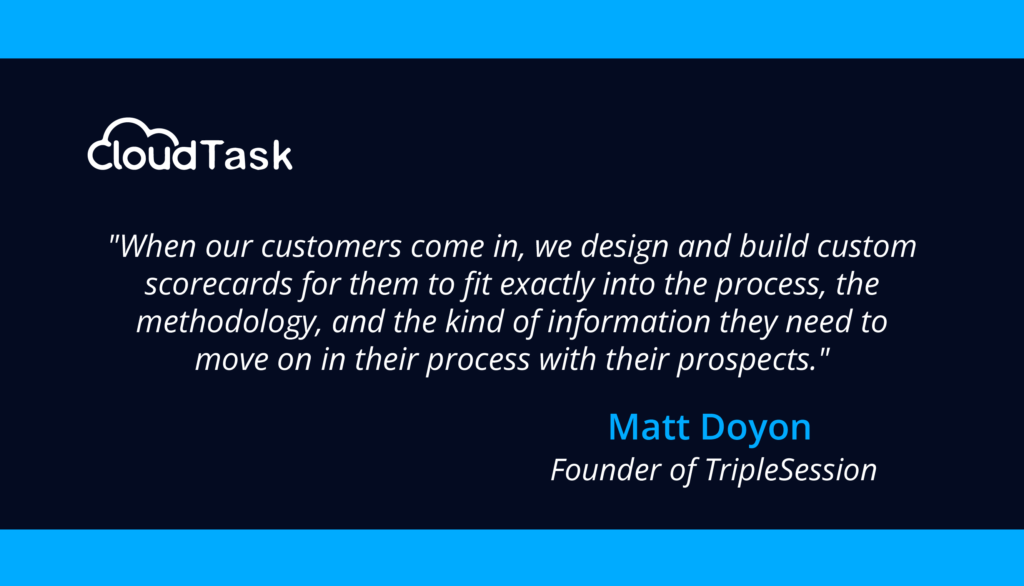 TripleSession Demo | Sales Training Software for SaaS Sales Teams with 10 to 100 Reps 4 Matt Doyon, Founder of TripleSession